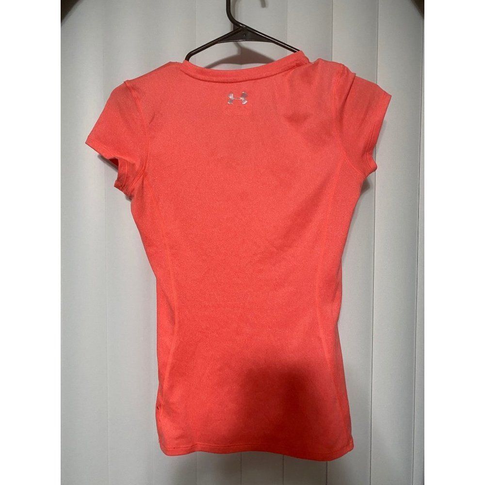 Under Armour neon orange t-shirt , fitted - Picture 4 of 5